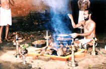 Sri. P.P.P.Nambudiri Performing Homam